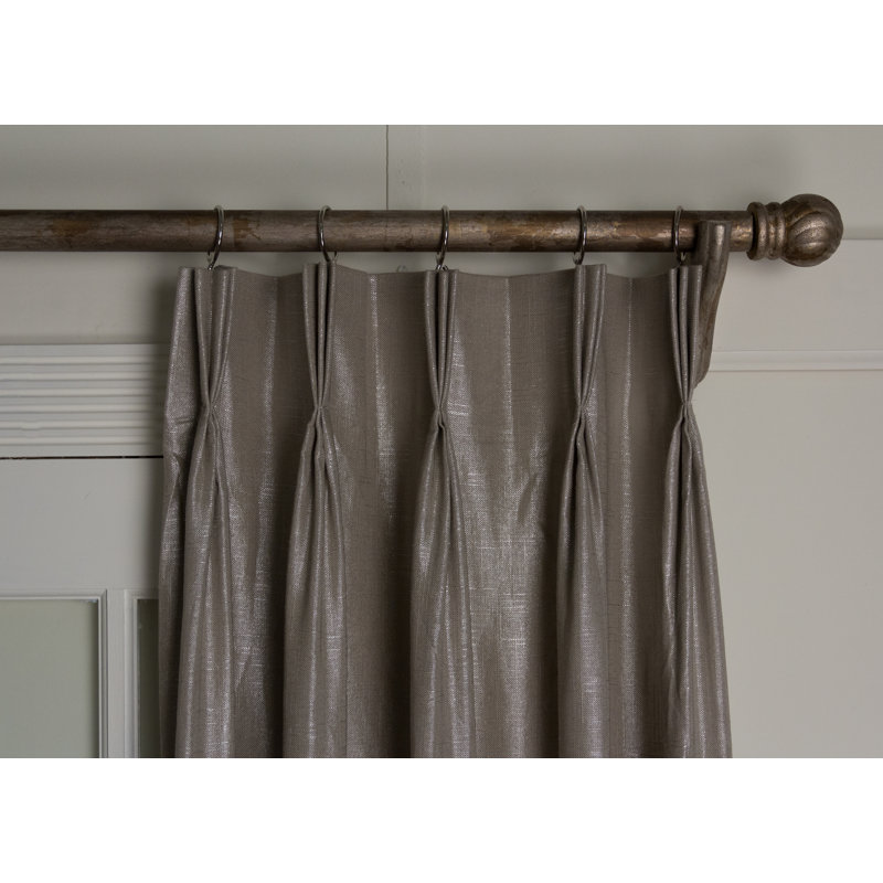 House Of Hampton Scholten Solid Room Darkening Pinch Pleat Curtain