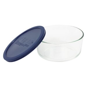 Storage 7-Cup Round Dish with Cover