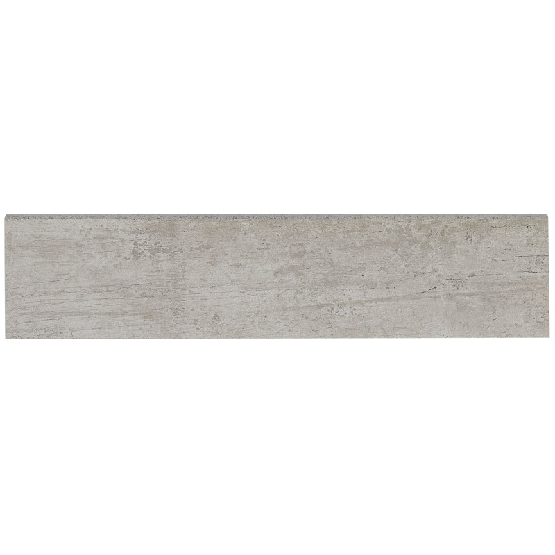 Daltile Season Wood 12 X 3 Porcelain Bullnose Tile Trim In Snow