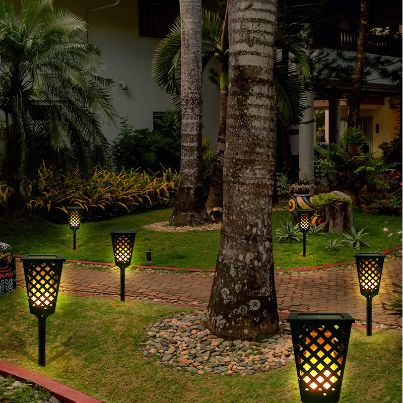 Zensational Dancing Solar Powered Tiki Torch Wayfair