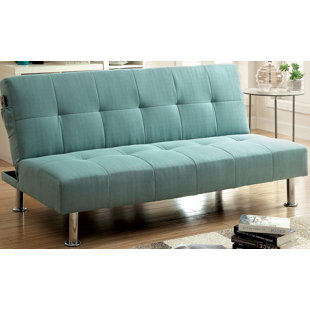 Tufted Futon Convertible Sofa by A&J Homes Studio Great Reviews
