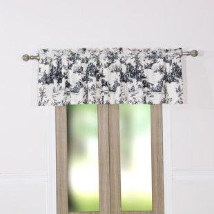 Black Toile Valances Kitchen Curtains You Ll Love In 2020 Wayfair