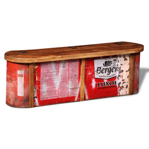 Sitzbank mit Stauraum aus Holz von dCor design