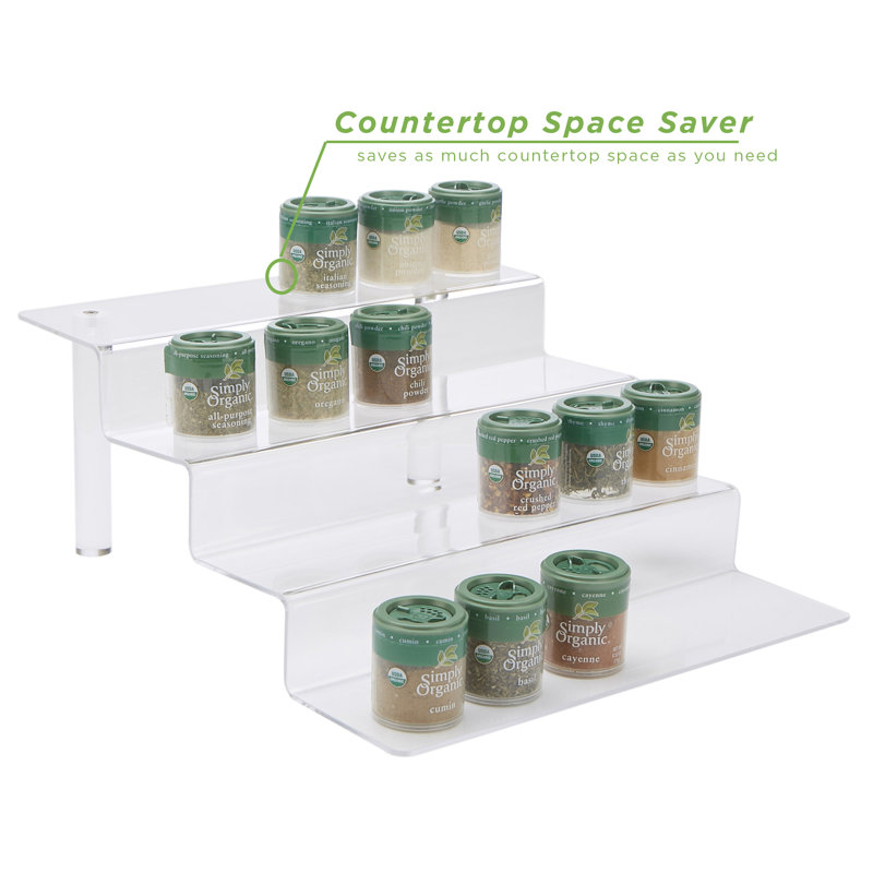 Mind Reader 4 Tier Pantry Kitchen Cabinet 20 Jar Spice Rack Wayfair