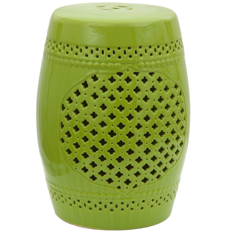 Lattice Porcelain Garden Stool
