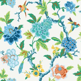 Isabelle Gris/Multicolore Bold Floral Texturé Papier Peint 