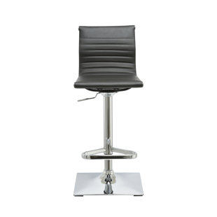 Go to store & view more images Orren Ellis Kranz Adjustable Height Swivel Bar Stool