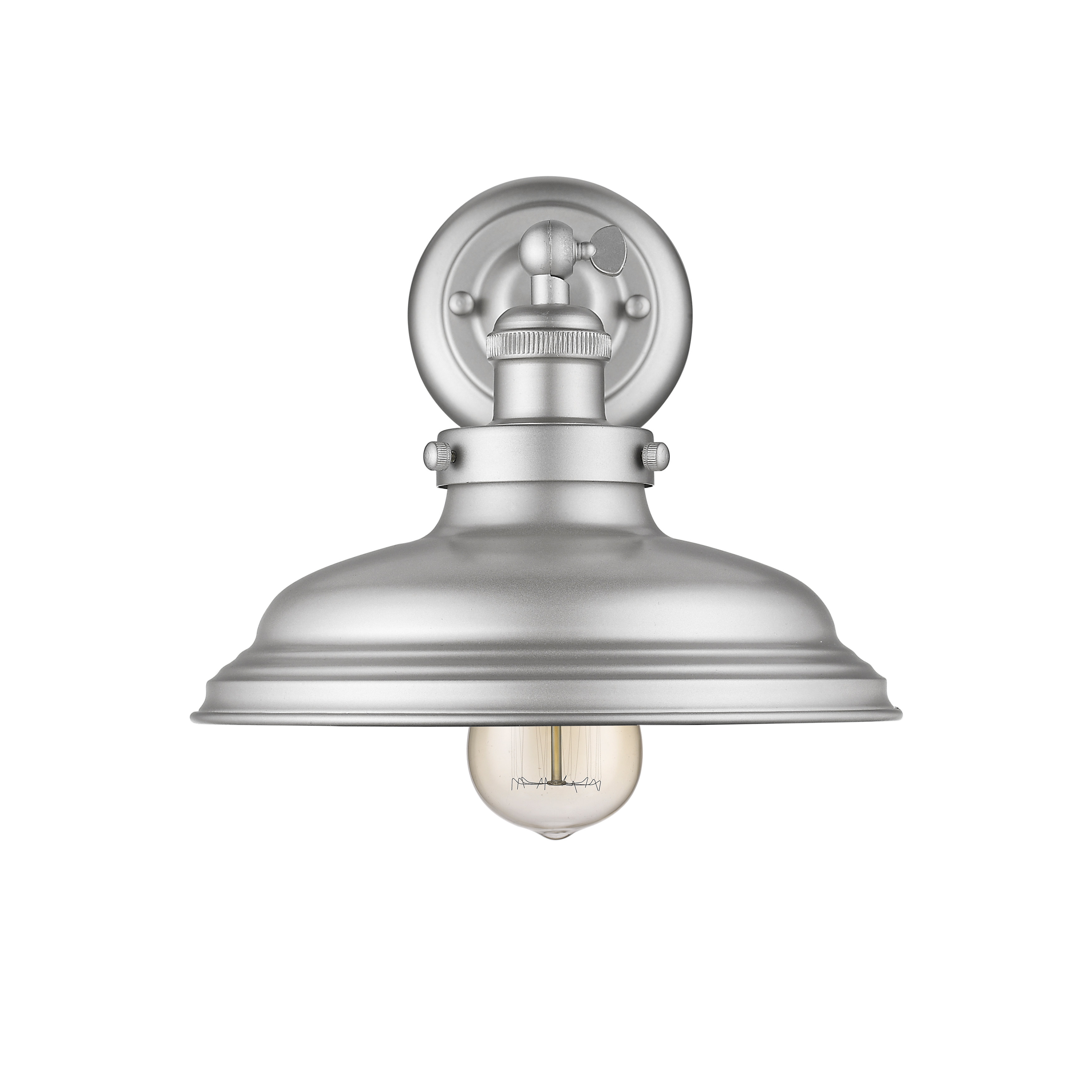 Breakwater Bay Durrah Industrial 1 Light Armed Sconce Wayfair