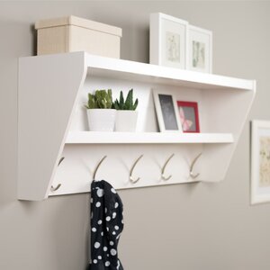 Manzanola Floating Entryway Shelf & Coat Rack