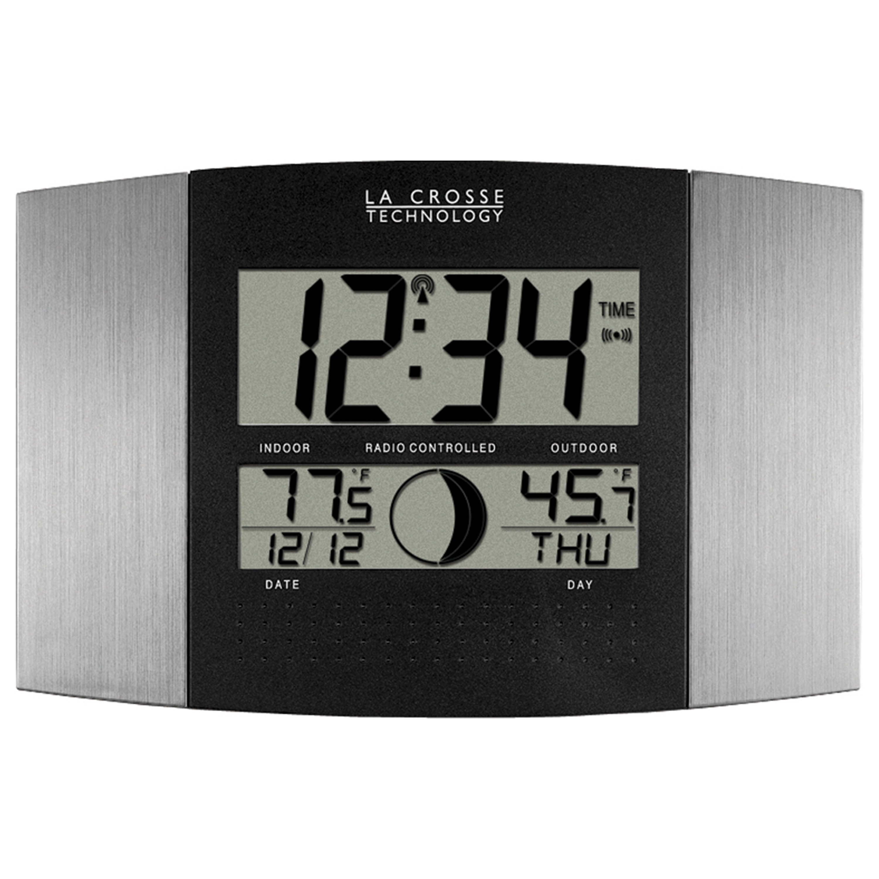La Crosse Technology Digital Atomic Wall Clock Reviews Wayfair