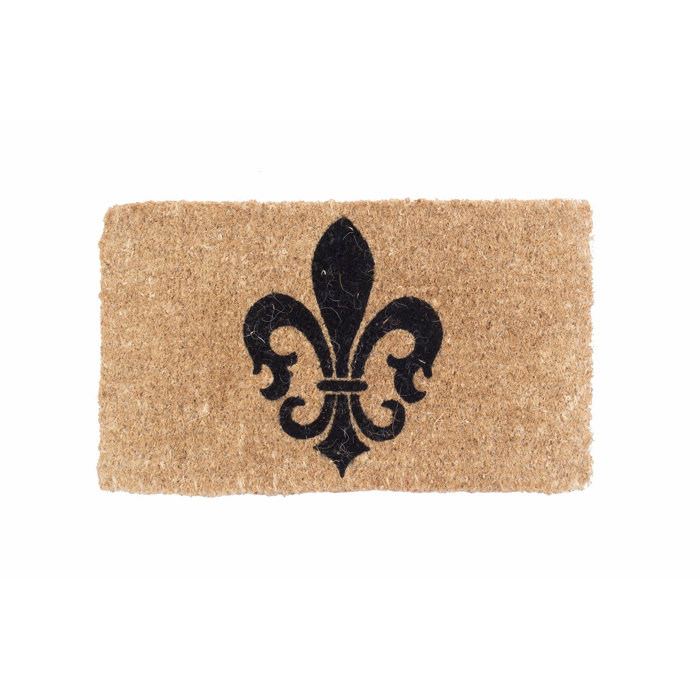 Coco Mats N More Fleur De Lis Symbol 30 In X 18 In Outdoor Door