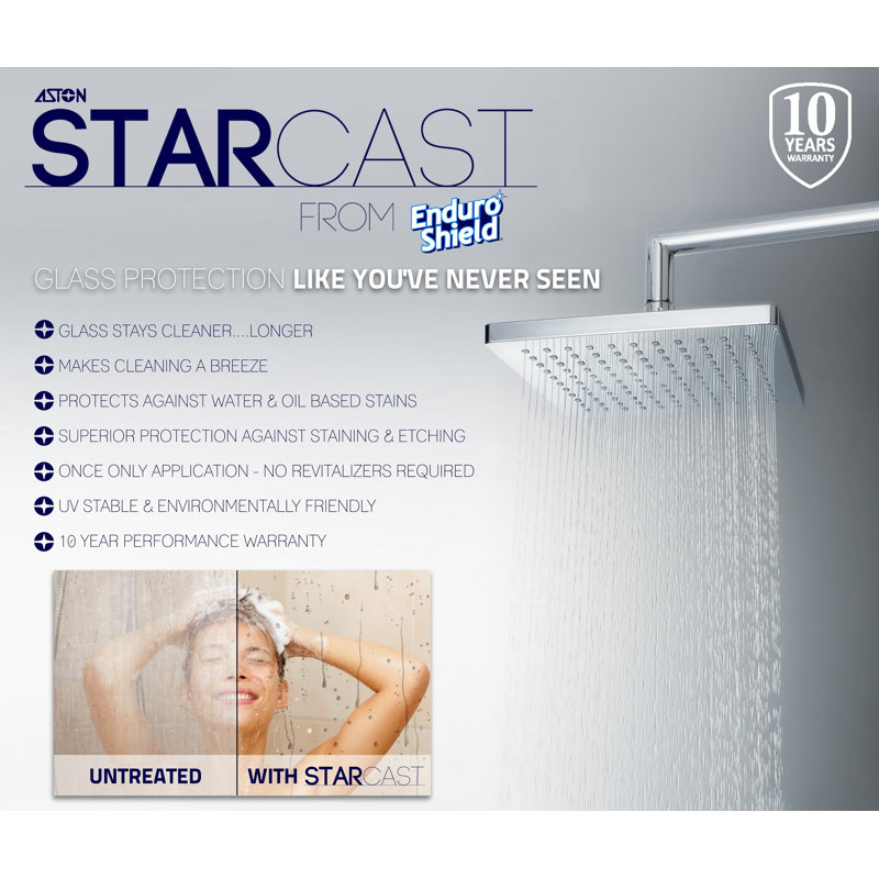 Aston Bromley 34 X 72 Rectangle Hinged Shower Enclosure Wayfair
