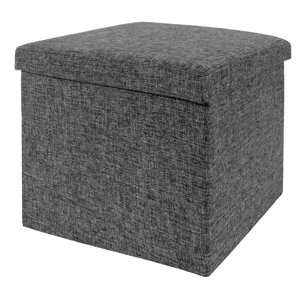 Zosia Foldable Storage Foot Stool Cube Ottoman