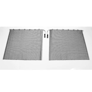 Mesh Curtain 2 Panel Steel Fireplace Screen By Condar