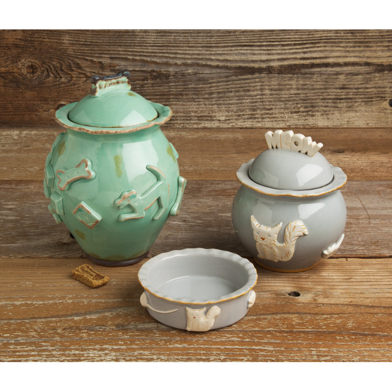 August Grove Cottage Pet Treat Jar Reviews Wayfair