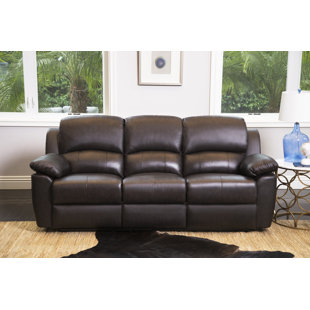 Ski Leather Reclining Sofa Wayfair Blackmoor Genuine Leather Reclining Sofa