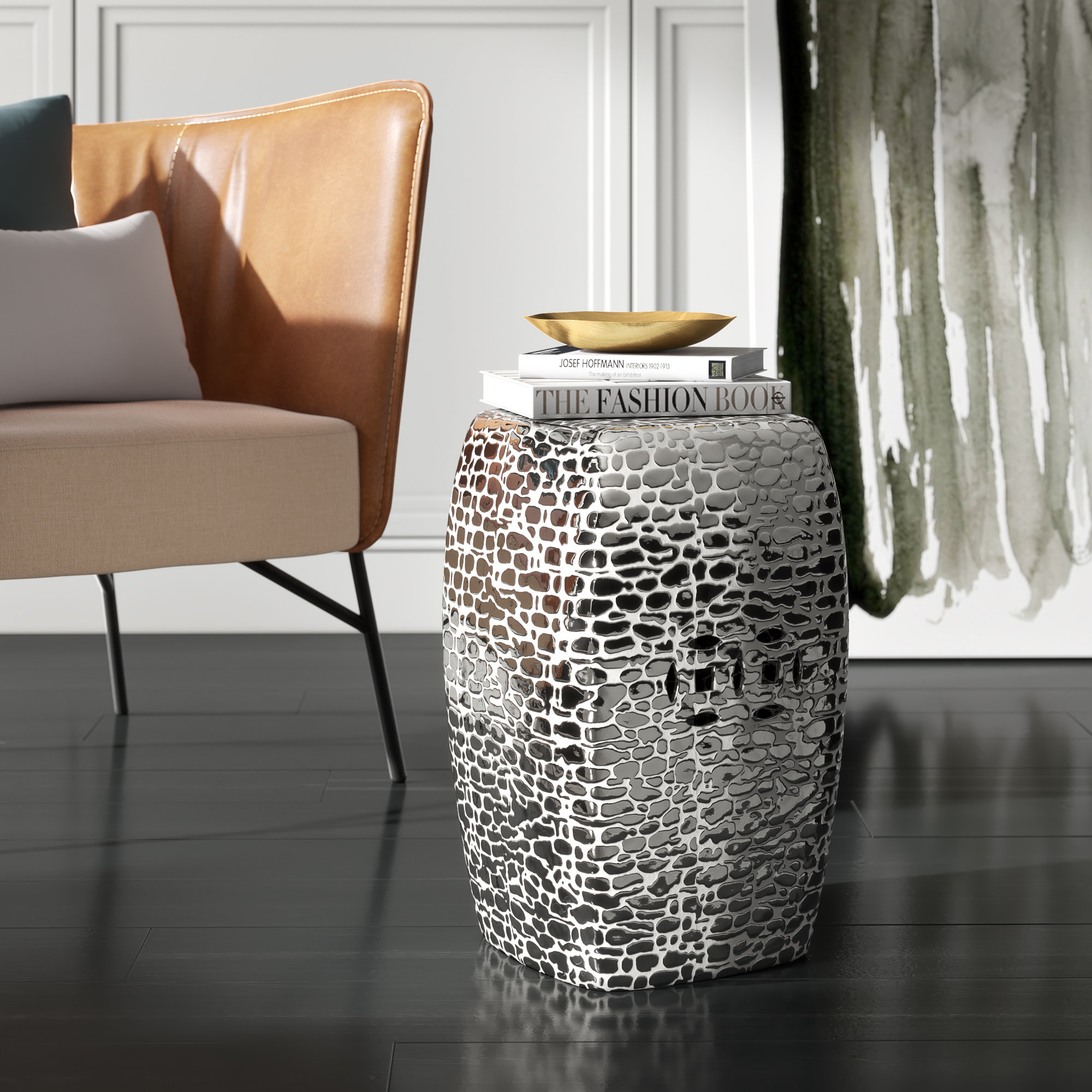 Mercury Row Knudsen Ceramic Garden Stool Reviews Wayfair