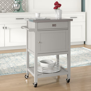 Grey Stainless Steel Kitchen Islands Carts You Ll Love In 2020