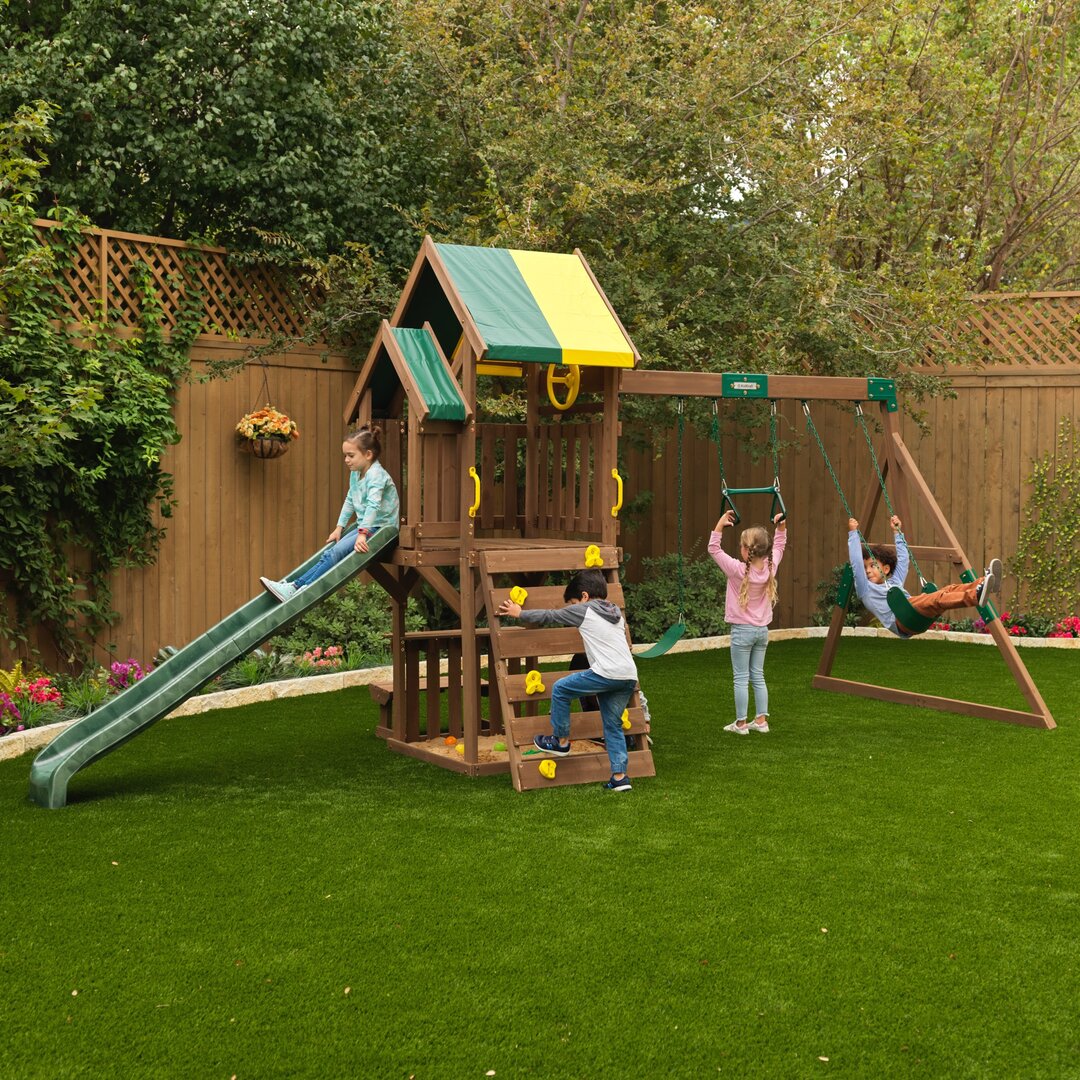 Arbor Crest Deluxe Climbing Frame brown,green,orange