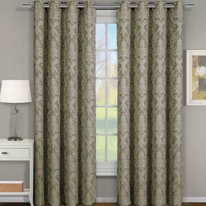 Schiller Toile Room Darkening Grommet Curtain Panels (Set of 2)