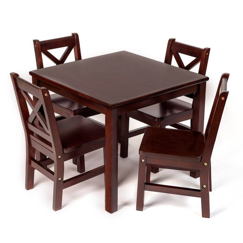 Viv Rae Kayli Kids 5 Piece Table And Chair Set Reviews Wayfair