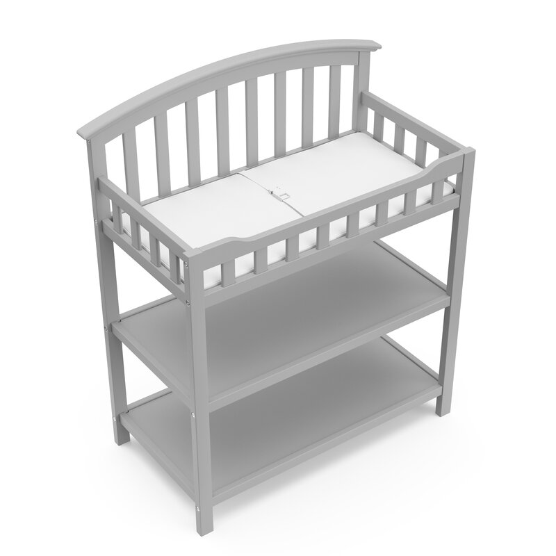 graco changing table white