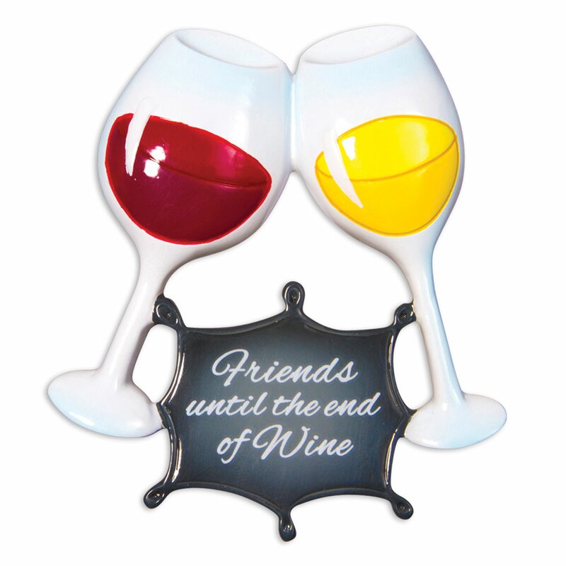 Personalized By Santa End Of Wine Personalized Christmas Shaped