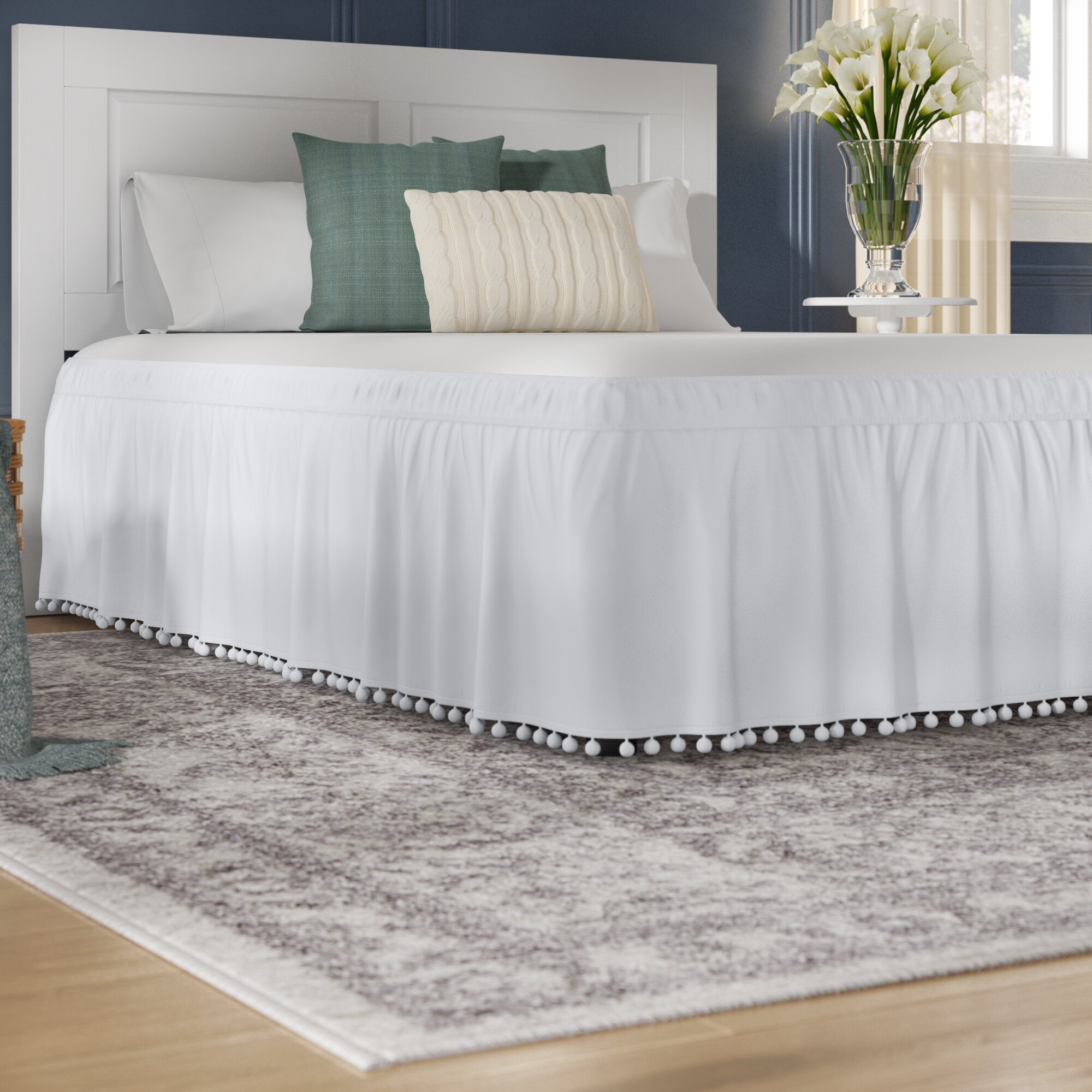 king bed skirt 16 inch drop