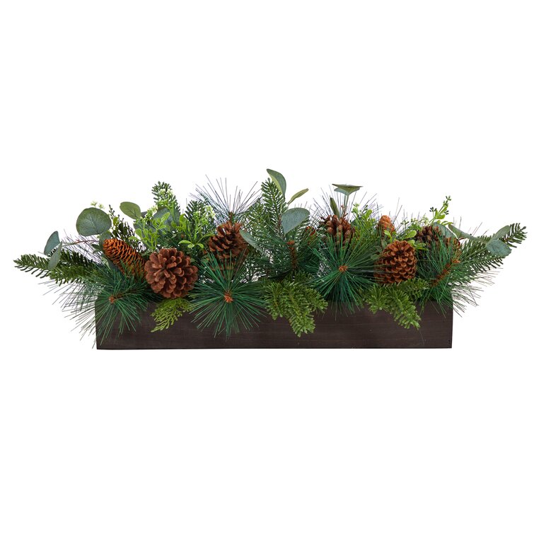 Primrue 10'' Artificial Pine Plant in Planter | Wayfair