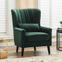 wayfair green armchair