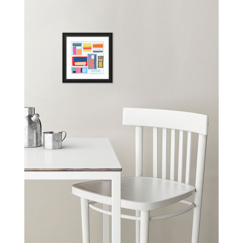 Rainbow Pallet Picture Frame Graphic Art Print On Plastic