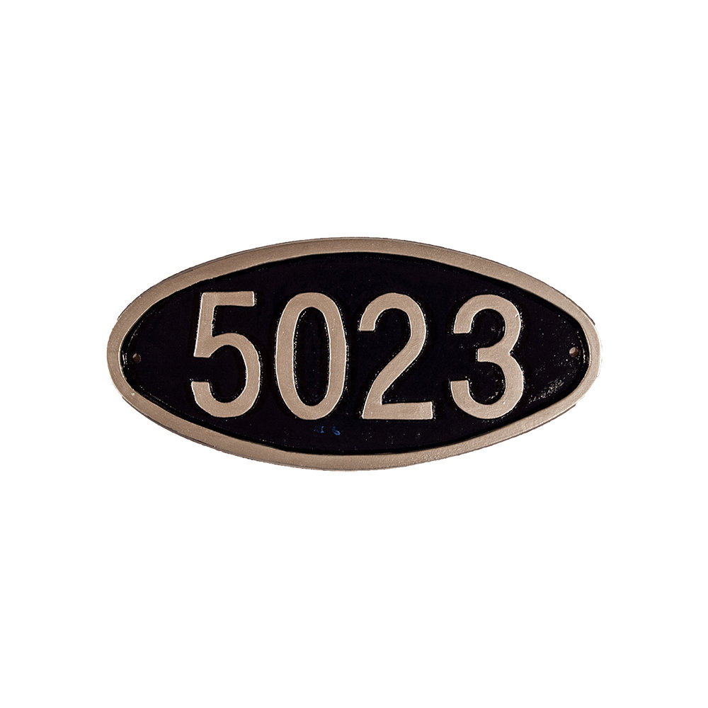 Montague Metal Products Wilshire 1Line Wall Address Plaque & Reviews