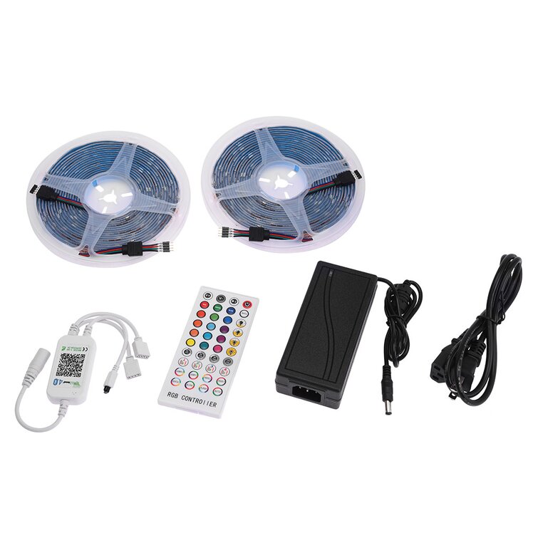 Details about   12V LED Strip Lights RGB 5050 Music WIFI Bluetooth APP Waterproof Flexible Tape 