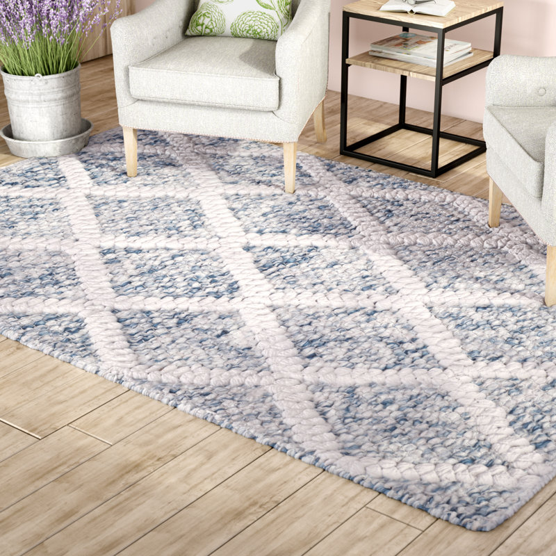 Laurel Foundry Modern Farmhouse Billie Handmade Flatweave Ivory Blue Area Rug Reviews Wayfair