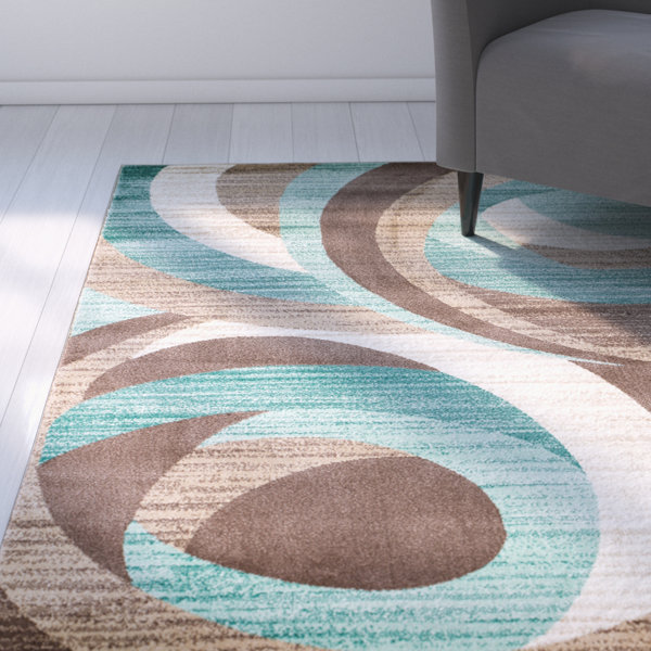 Zipcode Design Rick Teal Area Rug Reviews Wayfair