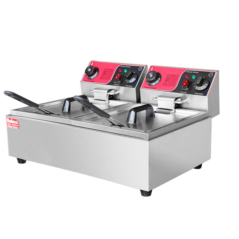 Luna's Elegant Home Friteuse intérieure avec minuterie 12 ...