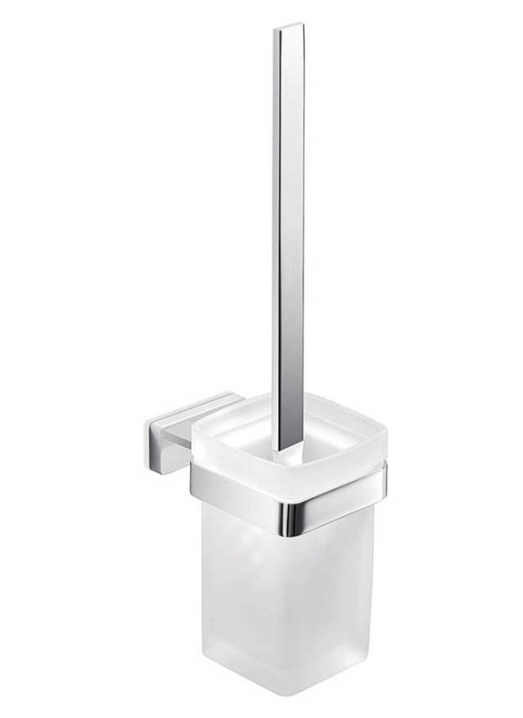 wall mounted toilet brush and holder