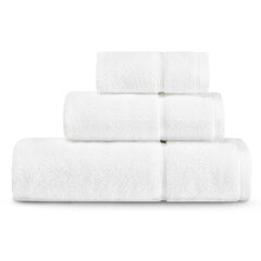 Hand Towel BELLA LUX White & Gold Striped Cotton Towels Bath Towel 