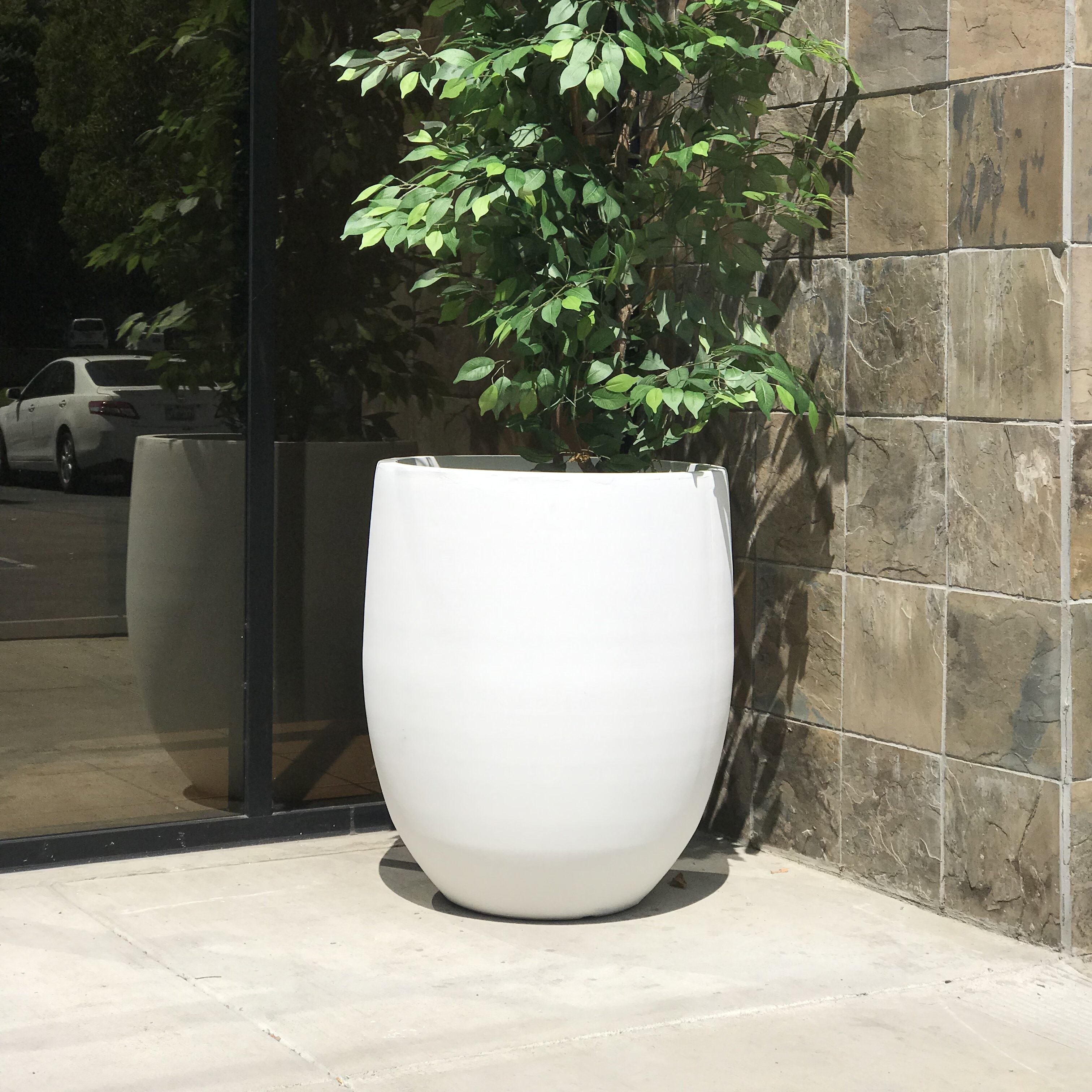 Latitude Run® Gethsemane Concrete Pot Planter & Reviews | Wayfair