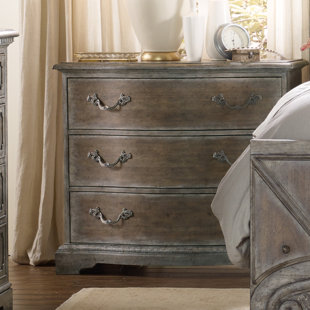 Go to store & view more images True Vintage 3 Drawer Nightstand by Hooker Furniture