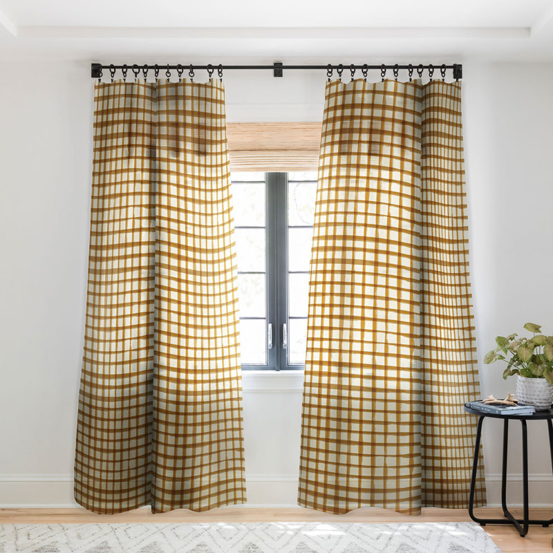 Avenie Cottage Garden Ix 1pc Sheer Window Curtain Panel Size per Panel: 50" W x 63" L