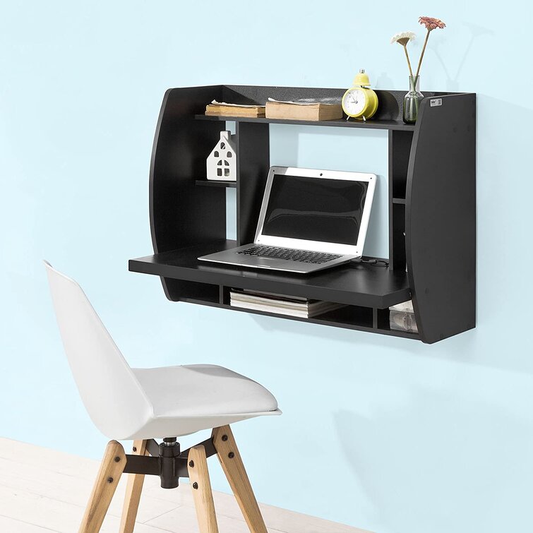 Ebern Designs Raquon Floating Desk | Wayfair