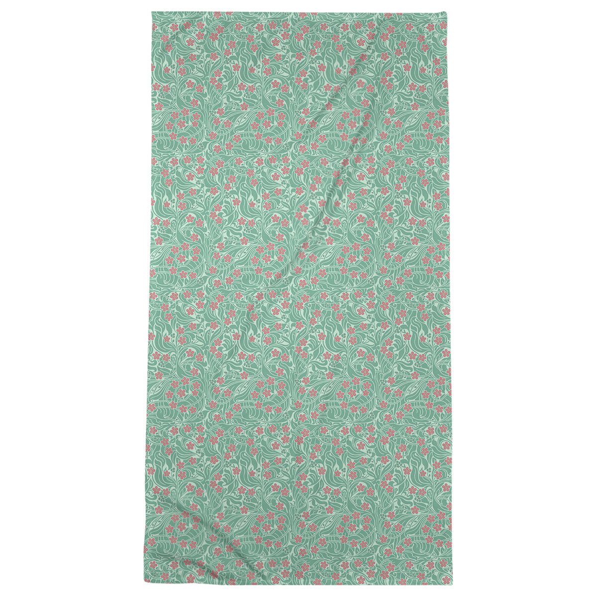 floral beach towel