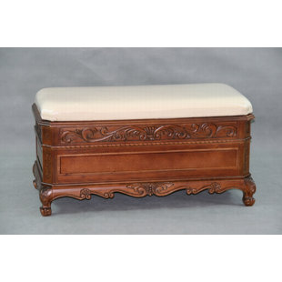 Go to store & view more images International Caravan Windsor Hand Carved Storage Bench