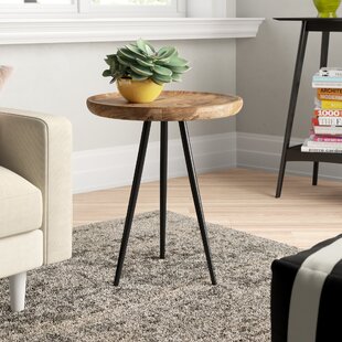 5 Colors Side Table Metal Countertop Small Round Coffee Table for Living Room 