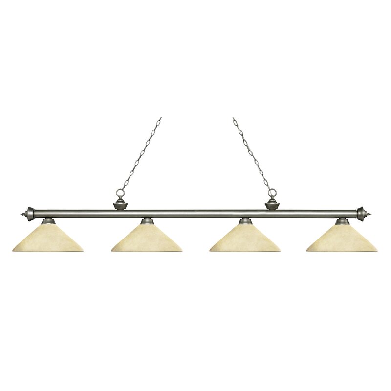 4 light pool table lights