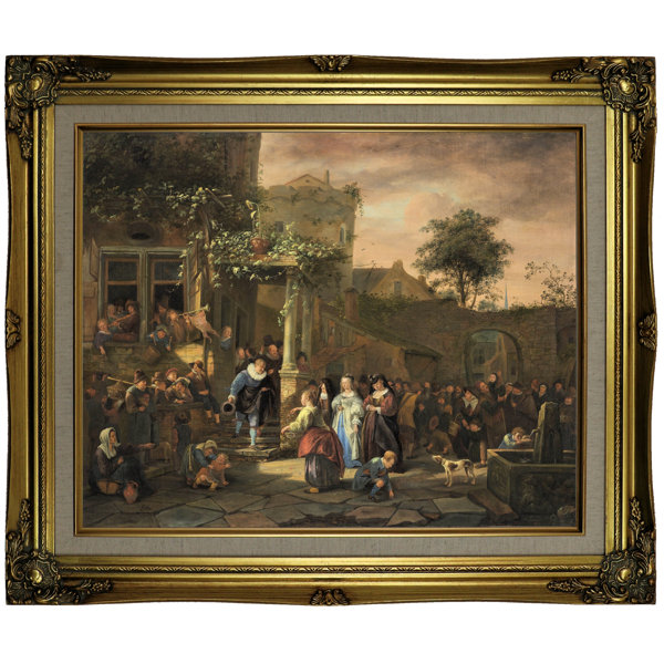 Astoria Grand The Village Wedding 1653 Framed Oil Painting Print