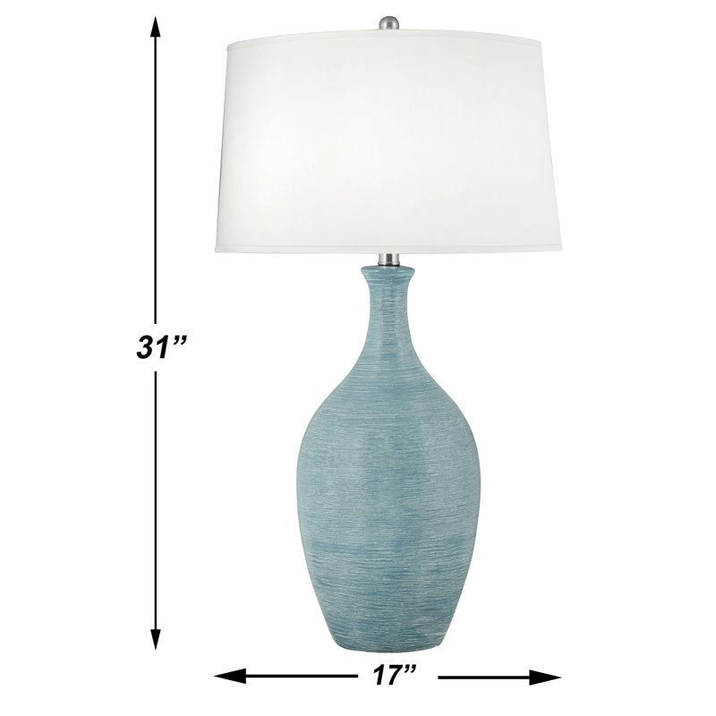 Medallion Lighting Filare Spun Blue 31 Table Lamp Wayfair