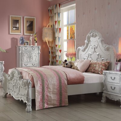 Welliver Standard Bed Astoria Grand Size Queen Color Antique