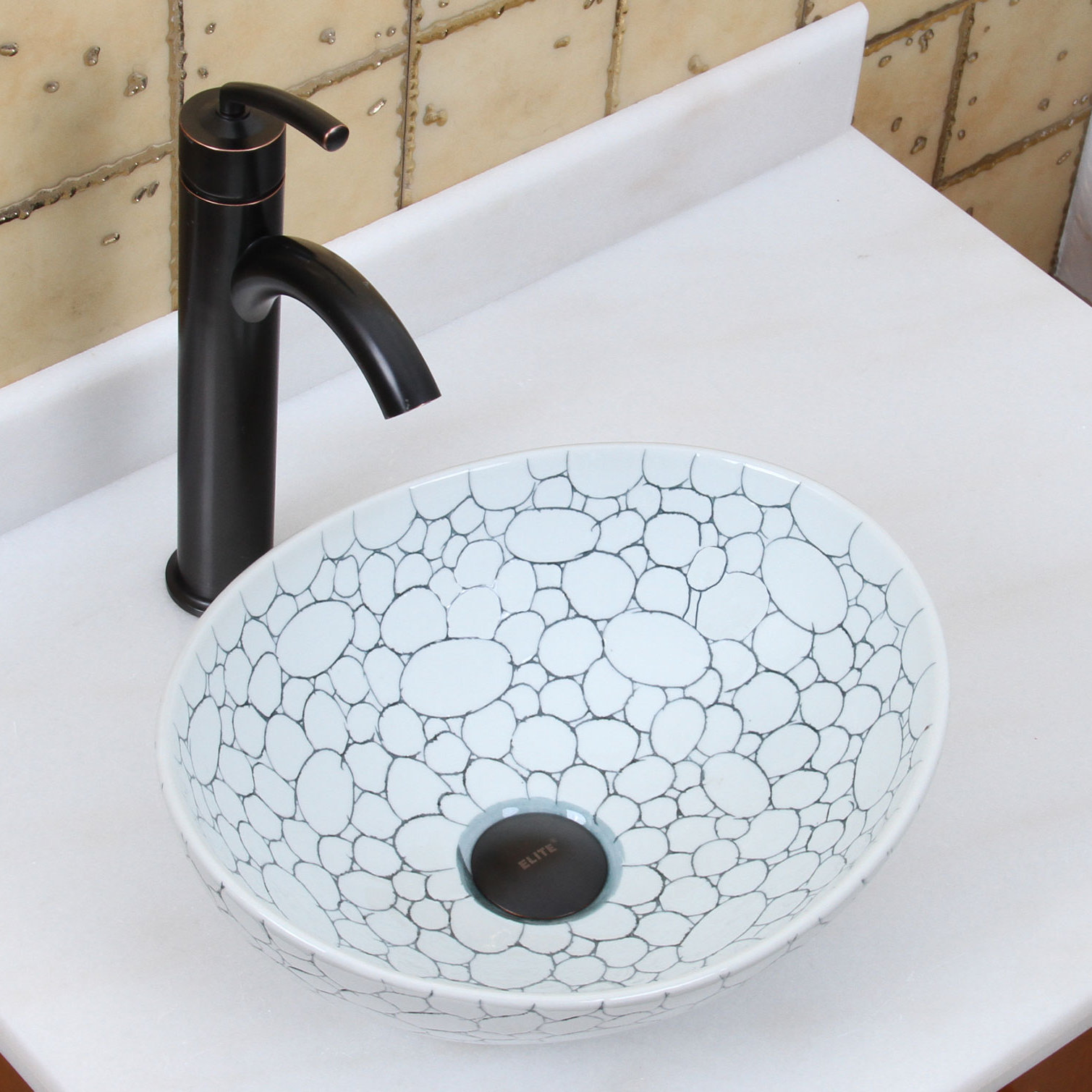 Elimaxs Elite Ceramic Oval Vessel Bathroom Sink Wayfair